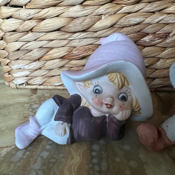 Gnome set by Homco - Picture 4 of 10